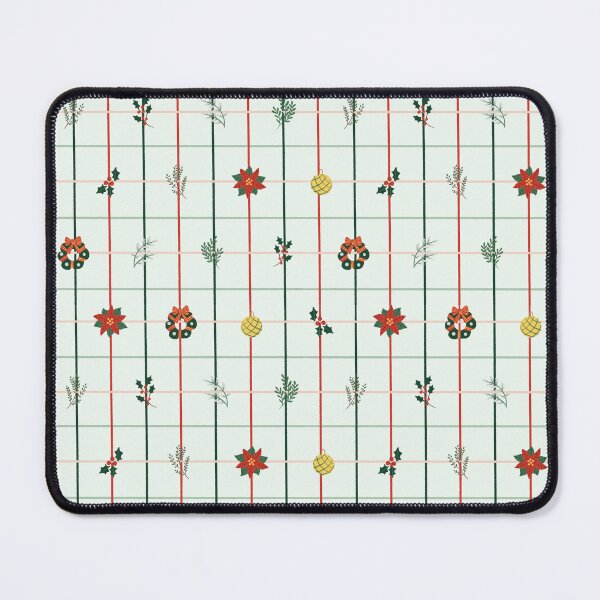 Item preview, Classic Christmas Tartan with motifs designed and sold by Anelisedesign.