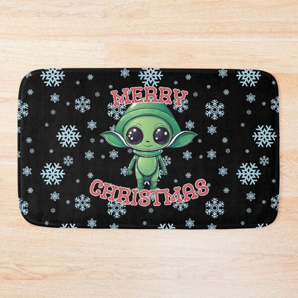 Item preview, Cute Alien Santa - Merry Christmas designed and sold by letsgetinspired.