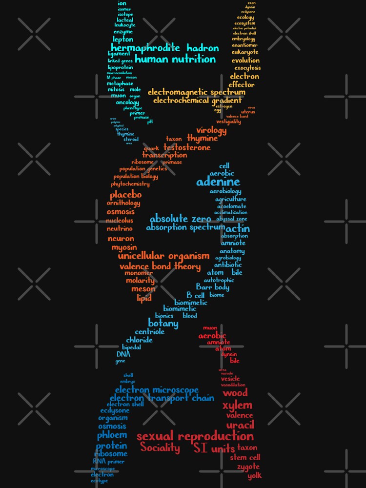 biology-dna-words-gift-t-shirt-by-sandra78-redbubble