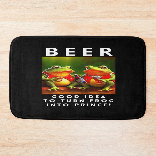 Item preview, Humoristic BEER: GOOD IDEA TO TURN FROG INTO PRINCE! designed and sold by Giulivo Store Graphic.