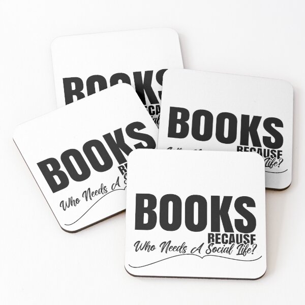 Item preview, Books - Because Who Needs A Social Life? designed and sold by askthebookbug.
