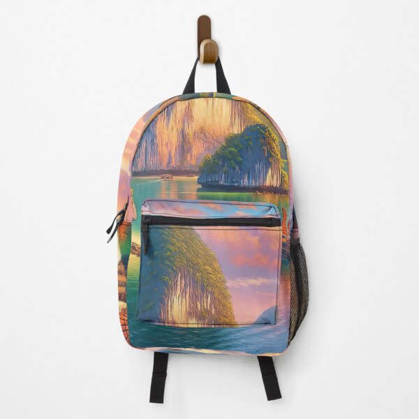 Item preview, Ha Long Bay, Vietnam - AI Art designed and sold by Oilix.