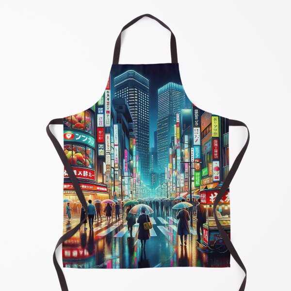 Item preview, Tokyo By Night - AI Art designed and sold by Oilix.