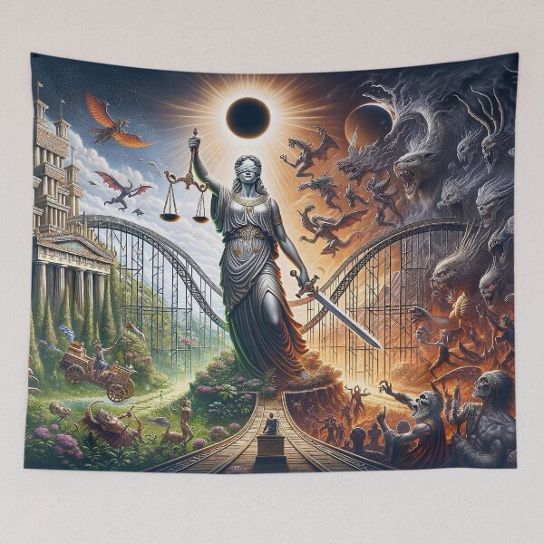 Item preview, Themis Goddess of Justice Fantasy Setting 10 designed and sold by FantasyCoasters.