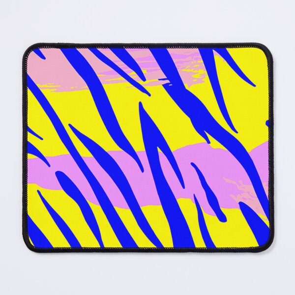Artikelvorschau, Animal Stripes Pattern Blue, Pink, Yellow entworfen und verkauft von PritchBlack.