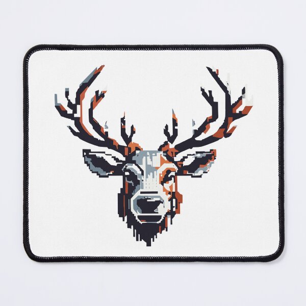 Item preview, Pixelated Reindeer - Minimalistic Winter Art. designed and sold by SandArtz.