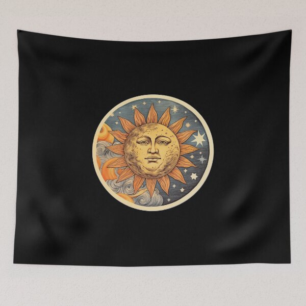 Item preview, Retro Sun And Stars designed and sold by Chill-Wave.