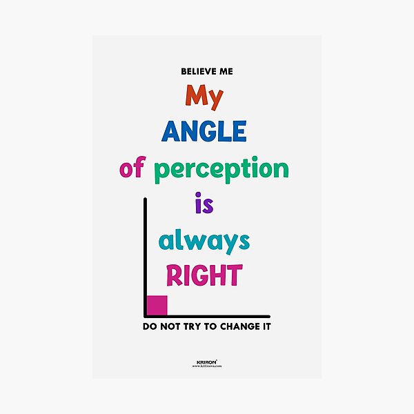 Item preview, My angle of perception designed and sold by VISUAL EDUCATION HUB.