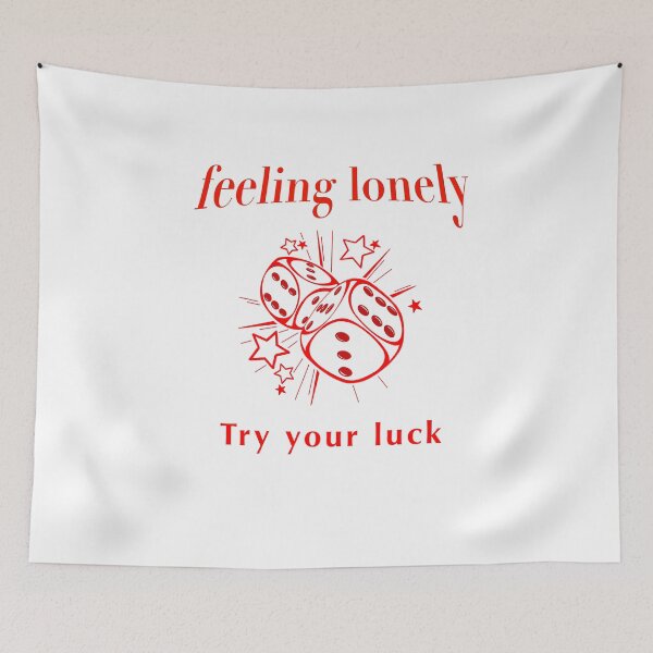 Item preview, Feeling lonely try your luck designed and sold by MoroccanCreator.