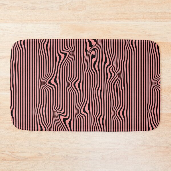 Item preview, Optical waves - black and Glamour Pink designed and sold by My-fake-places.