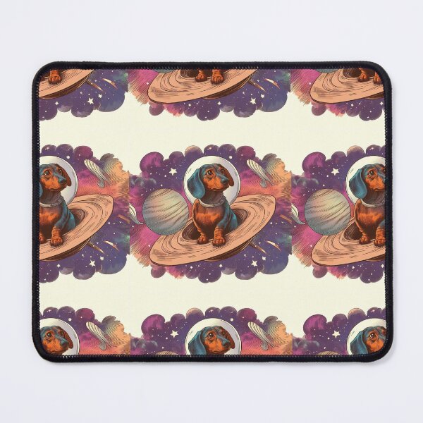 Item preview,  Retro watercolor daschunds lost in space designed and sold by thebennington12.