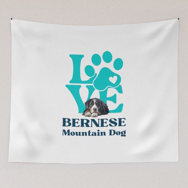 Item preview, Bernese Mountain Dog - Love design for bernedoodle and pet lovers designed and sold by TheVirtualSpace.
