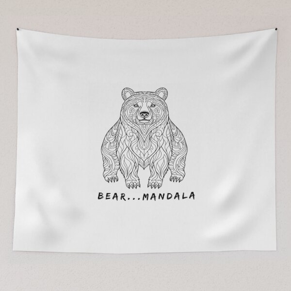 Item preview,  Mandala Bear Animal Gifts and Decor Colletion designed and sold by Sitred123.