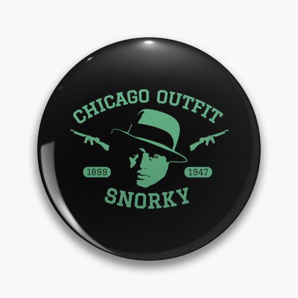 Item preview, Al Capone 'Snorky' Portrait Logo - Chicago Outfit designed and sold by Boogosh.