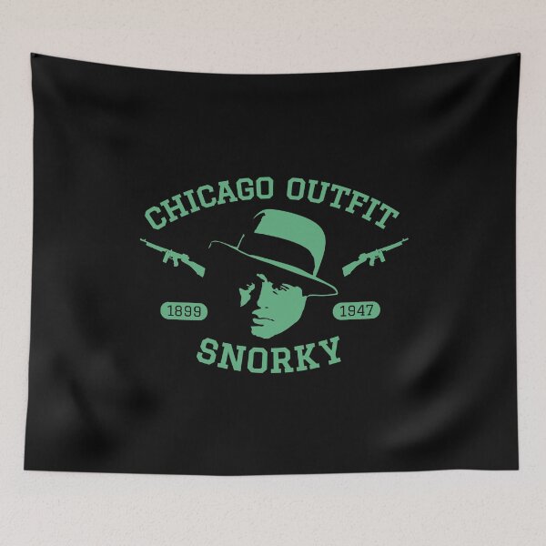 Item preview, Al Capone 'Snorky' Portrait Logo - Chicago Outfit designed and sold by Boogosh.