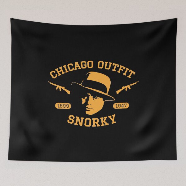 Item preview, Al Capone 'Snorky' Portrait Logo - Chicago Outfit designed and sold by Boogosh.