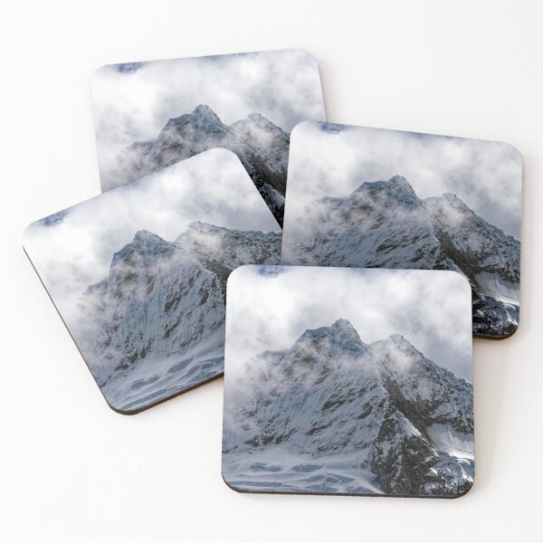 Item preview, Savage cloud covered mountain designed and sold by stevepaint.