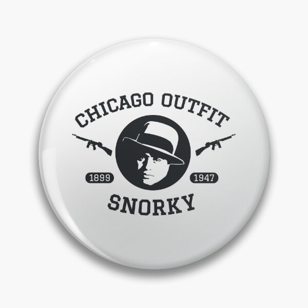 Item preview, Al Capone 'Snorky' Portrait Logo - Chicago Outfit designed and sold by Boogosh.