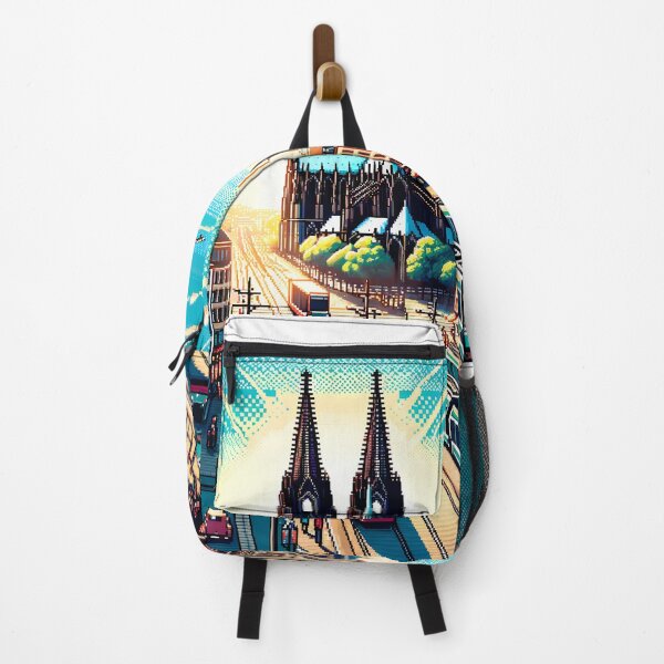 Item preview, Vibrant pixel art of Cologne landmarks designed and sold by Favorablegin.