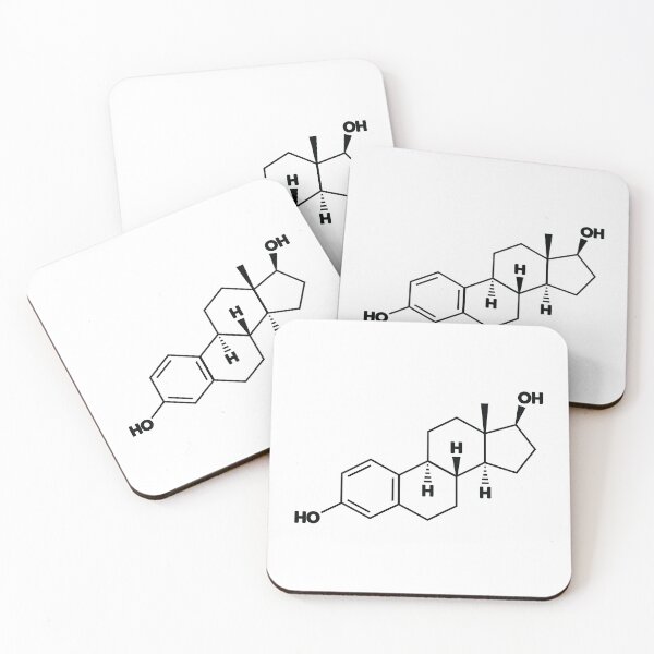 Item preview, Estradiol (Estrogen) Structural Formula designed and sold by ScienceCorner.