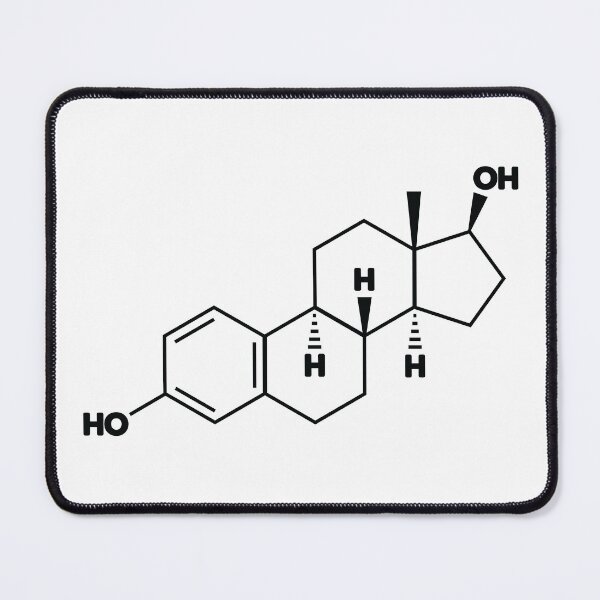 Item preview, Estradiol (Estrogen) Structural Formula designed and sold by ScienceCorner.