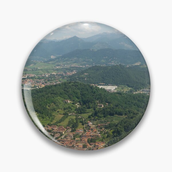 Item preview, Italian Countryside Aerial - Charming Small Towns and Lush Wooded Hills designed and sold by Georgia Mizuleva.