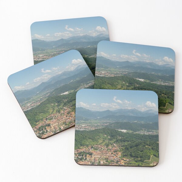 Item preview, Italian Countryside Aerial - Charming Small Towns and Lush Wooded Hills designed and sold by Georgia Mizuleva.