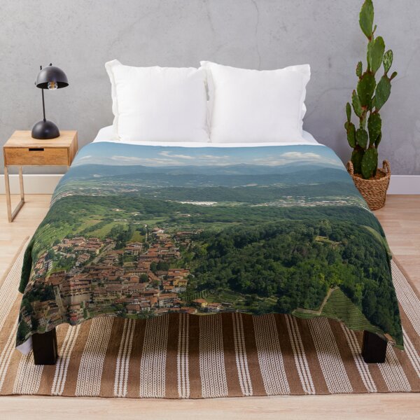 Item preview, Italian Countryside Aerial - Charming Small Towns and Lush Wooded Hills designed and sold by Georgia Mizuleva.