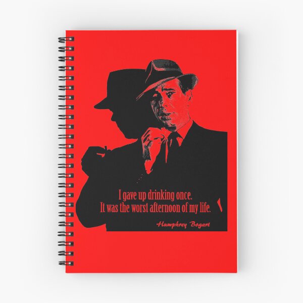 Item preview, Bogart Drinking Quote designed and sold by Hoorahville.