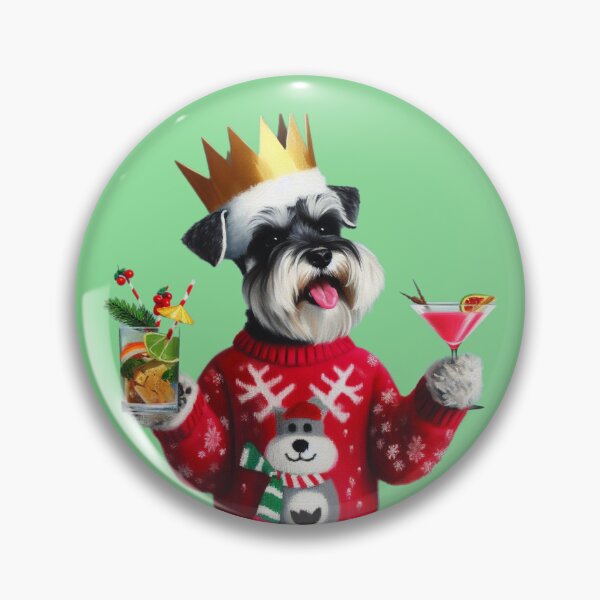 Artikelvorschau, Festlicher Schnauzer entworfen und verkauft von barksandsqueaks.