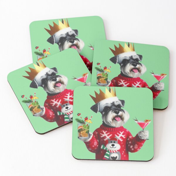 Artikelvorschau, Festlicher Schnauzer entworfen und verkauft von barksandsqueaks.