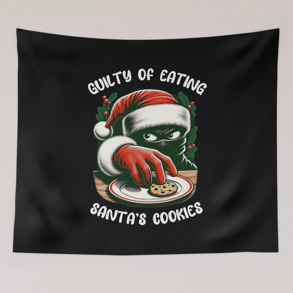 Item preview, Guilty of Eating Santa's Cookies designed and sold by 4TeeToo.