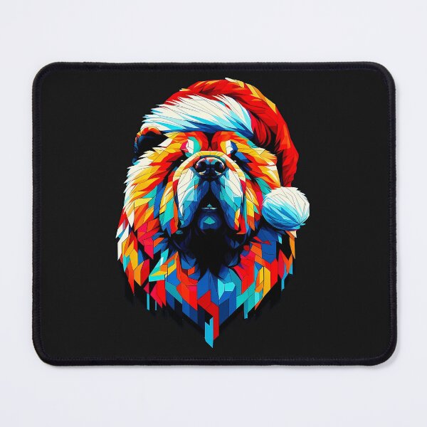 Item preview, Christmas Chow Mosaic Art designed and sold by Scandinavian-Ai.