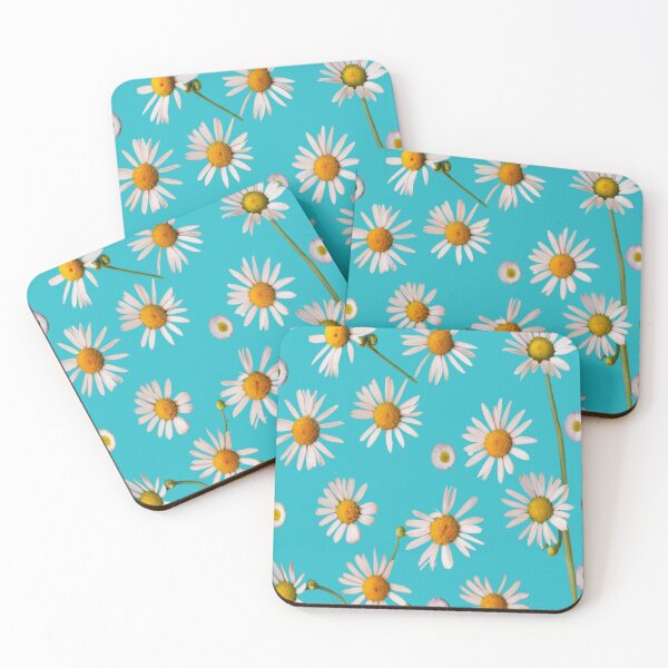 Item preview,  Daisies on a blue background designed and sold by Studio-DesignWw.