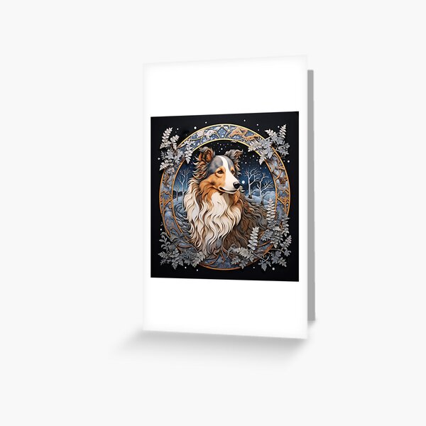 Item preview, Shetland Sheepdog Illustration designed and sold by DogLove.