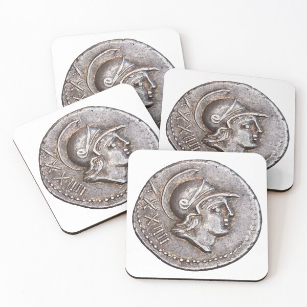 Item preview, Roma, goddess of the city, denarius portrait, 77 BC  designed and sold by OptimoPrincipi Roman Coins.