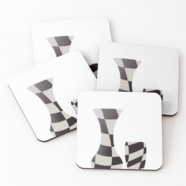 Item preview, Vase chess pattern black and white designed and sold by Anton Repetto.