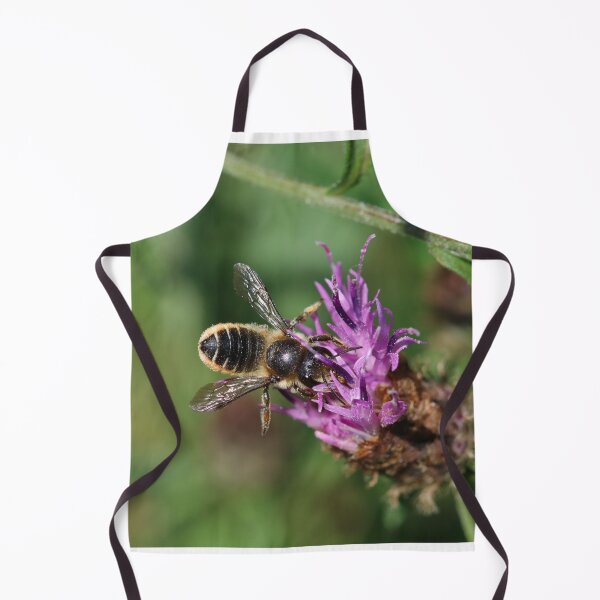 Item preview, Leafcutter bee on a thistle designed and sold by GreyFeatherPhot.