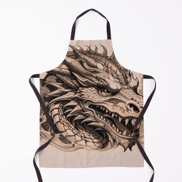 Item preview, Dragon Head in SepiaTone designed and sold by NordicBadger.