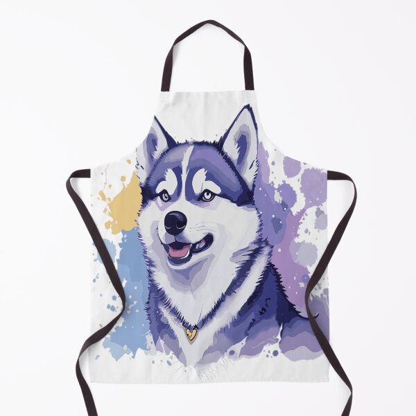 Item preview, Husky in watercolors designed and sold by LongIslandDesgn.