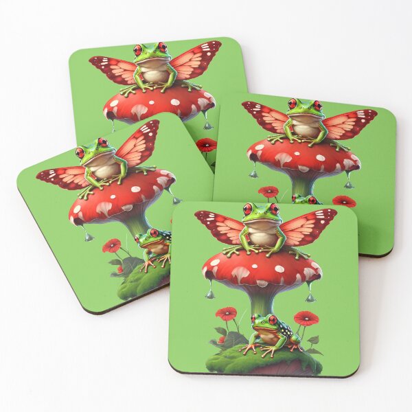 Item preview, Frogs Can Fly - Cottagecore aesthetic designed and sold by Funny Vintage Stickers And T-Shirts.