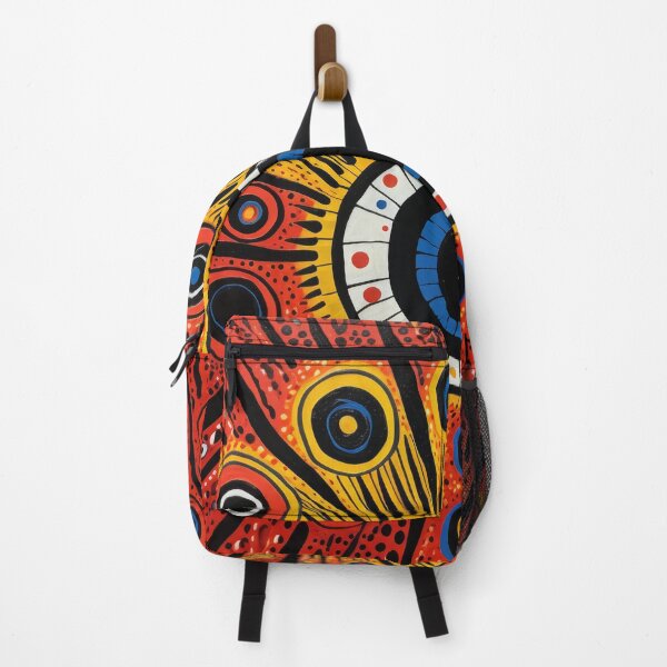 Item preview, Funky Orange Evil Eye Illustration with Bright Colors designed and sold by GulDesignCo.