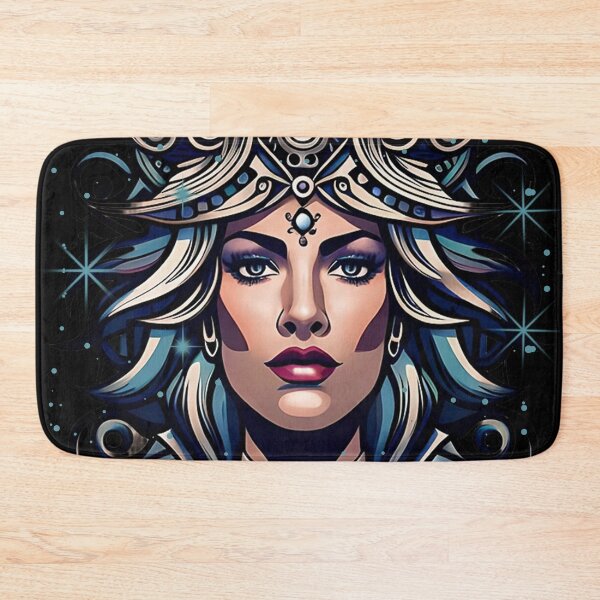 Item preview, Female goddess with a head ornament designed and sold by HarridanCreates.