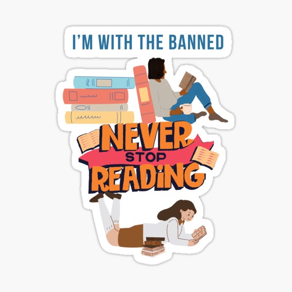 Item preview, I'm with the banned Sweatshirt, Books, Teacher Librarian designed and sold by Suldaanstyle.