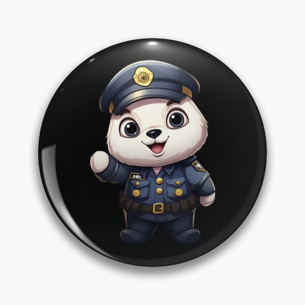 Item preview, Panda policeman designed and sold by Soulskier.