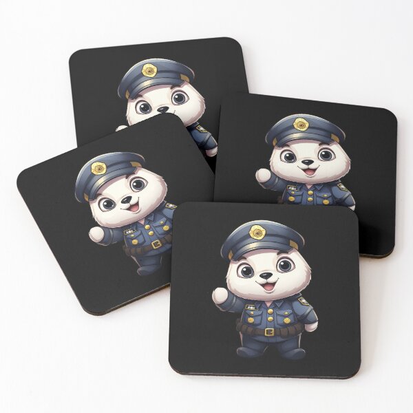 Item preview, Panda policeman designed and sold by Soulskier.