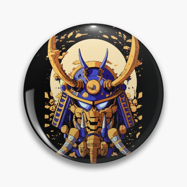 Item preview, Mecha Samurai Oni Mask  designed and sold by MechaRon.