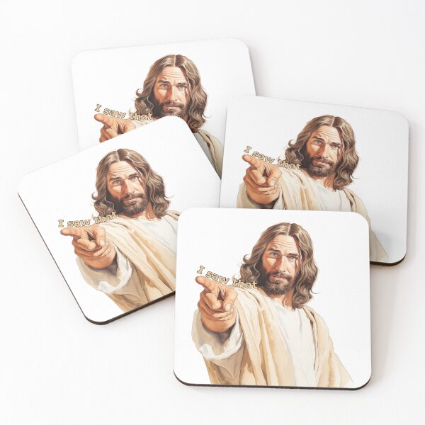 Item preview, I saw that Jesus meme designed and sold by pawmad.