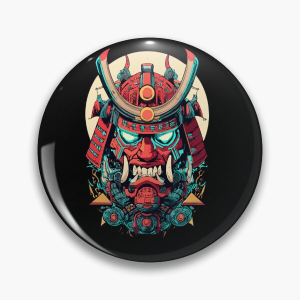 Item preview, Mecha Samurai Oni Mask  designed and sold by MechaRon.