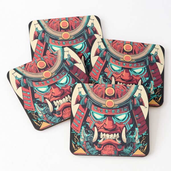 Item preview, Mecha Samurai Oni Mask  designed and sold by MechaRon.